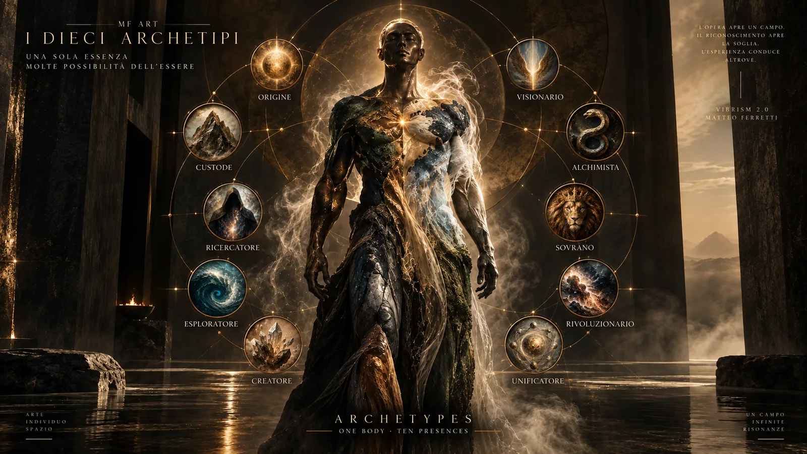 Presenza centrale attraversata dalle possibilità archetipiche