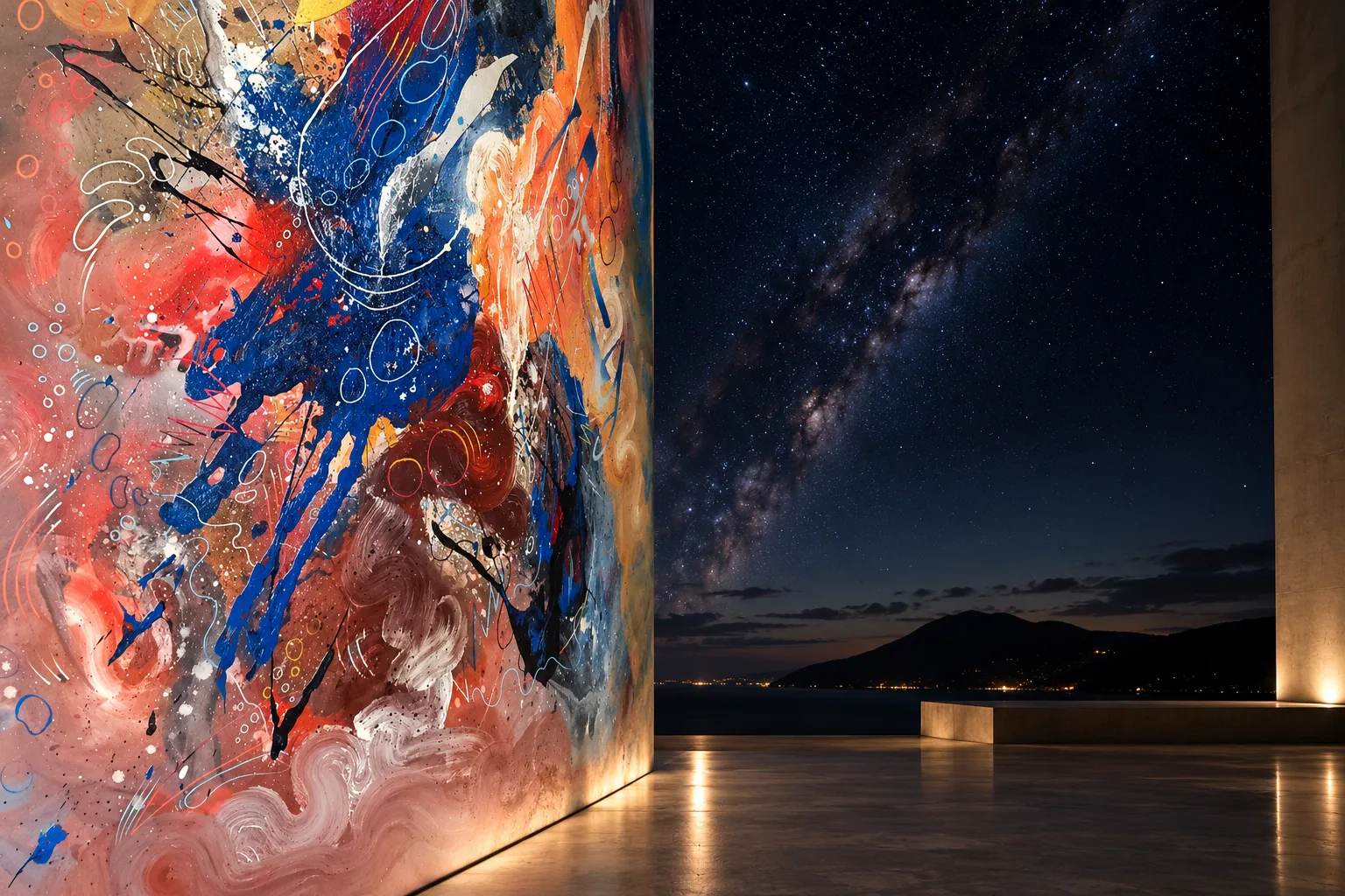 Opera, notte e spazio nella soglia verso Visions