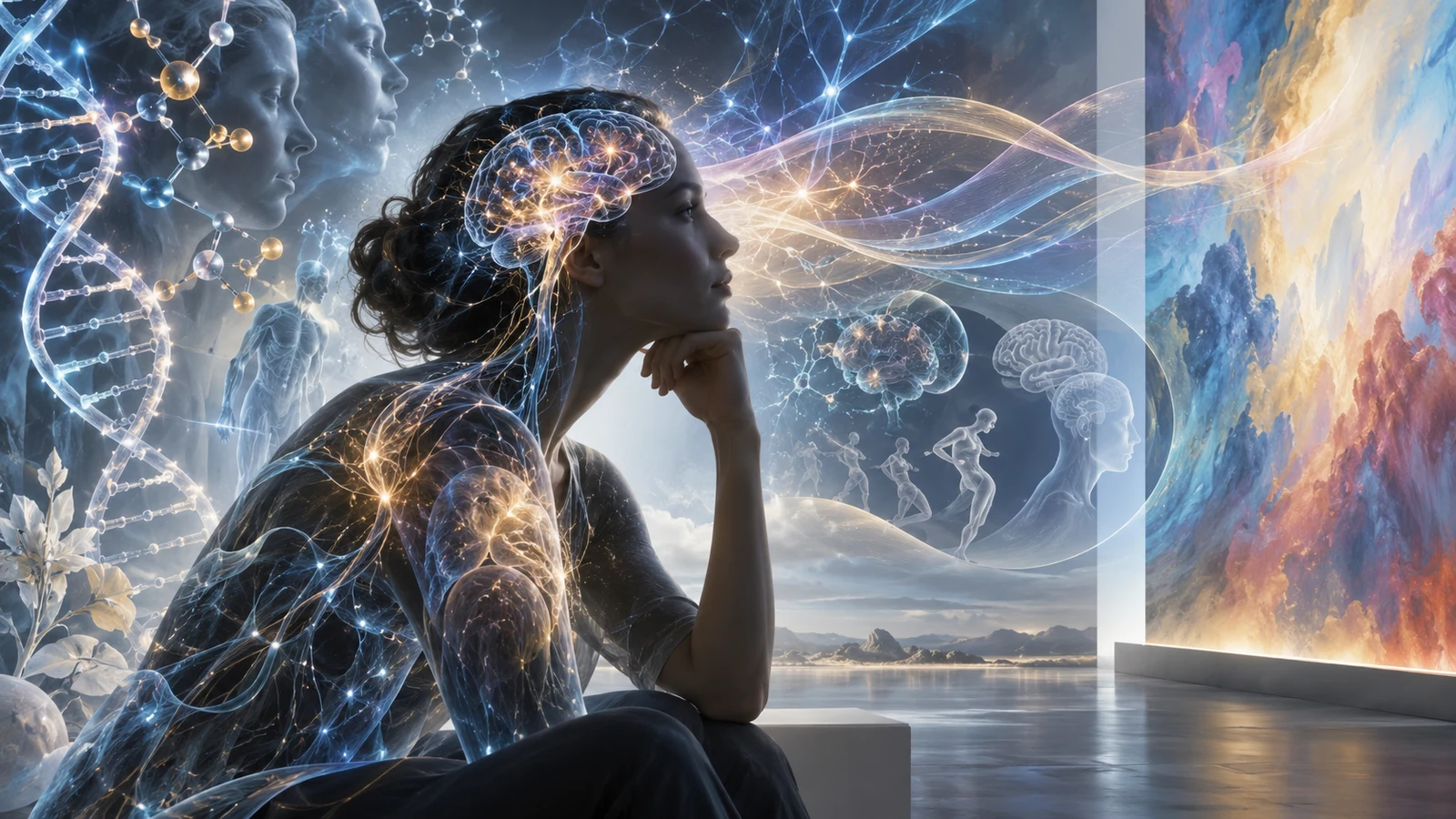 A visual bridge between aesthetic experience and contemporary research