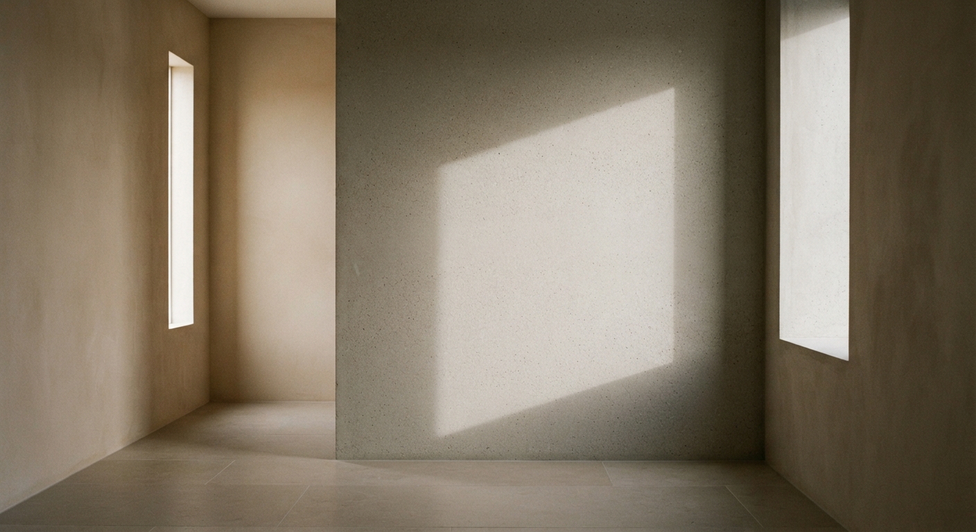 A quiet interior, light and atmosphere