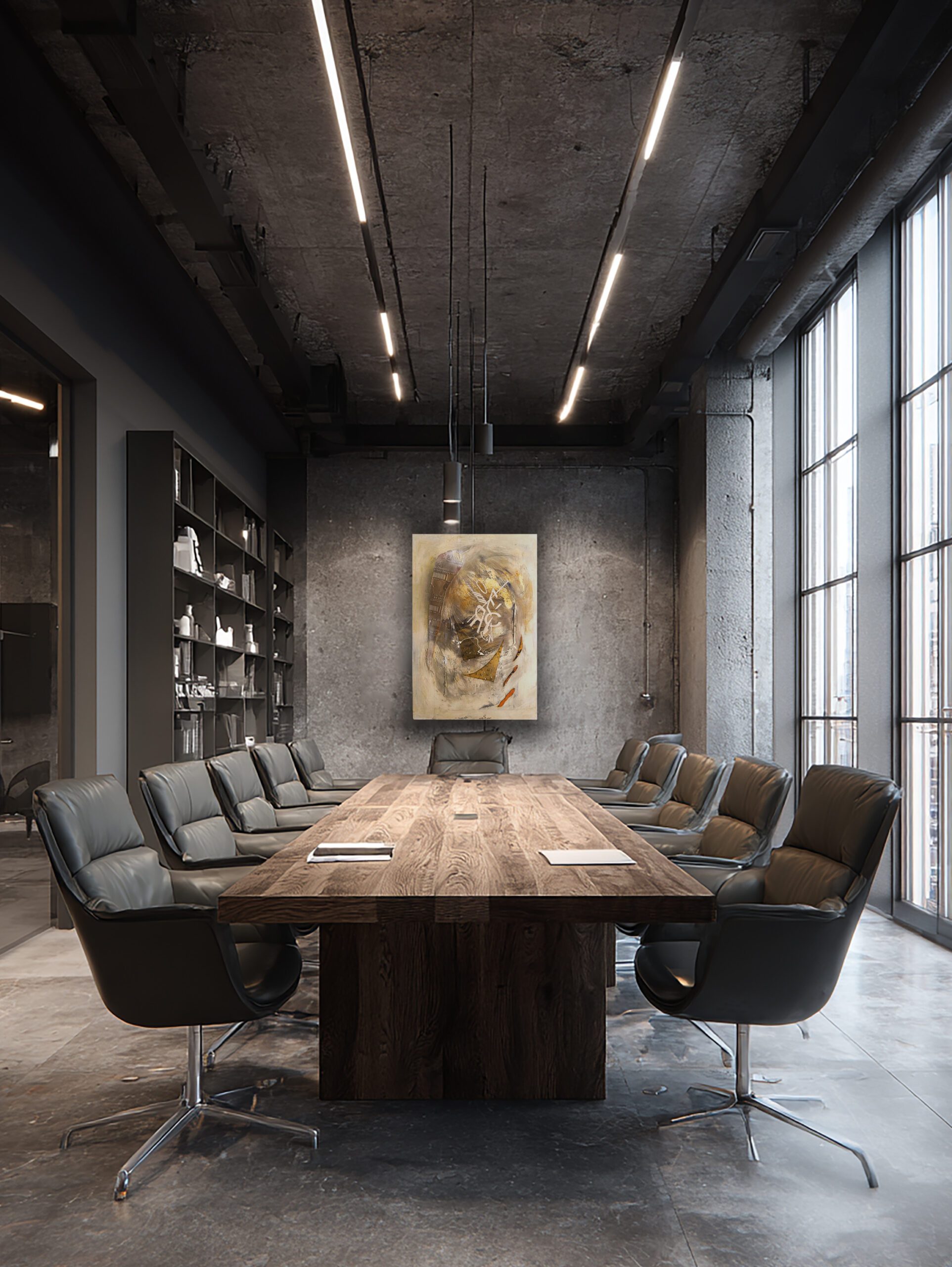 opera pittorica astratta informale contemporanea