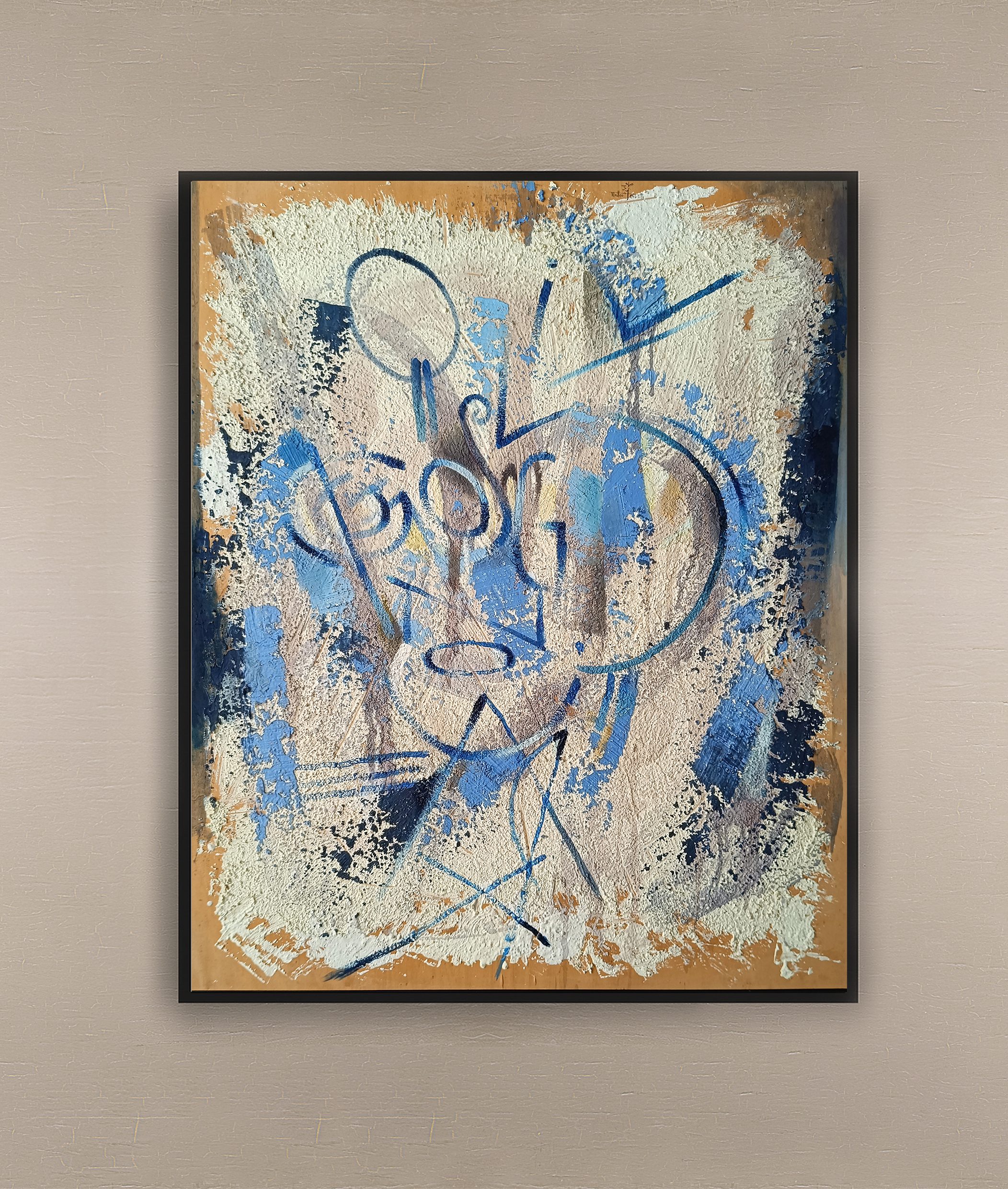 opera pittorica astratta informale contemporanea